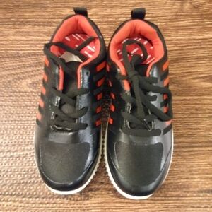 Kids Black and Red Athletic Shoes